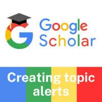 Google Scholar topic alerts