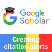 Google Scholar citation alerts